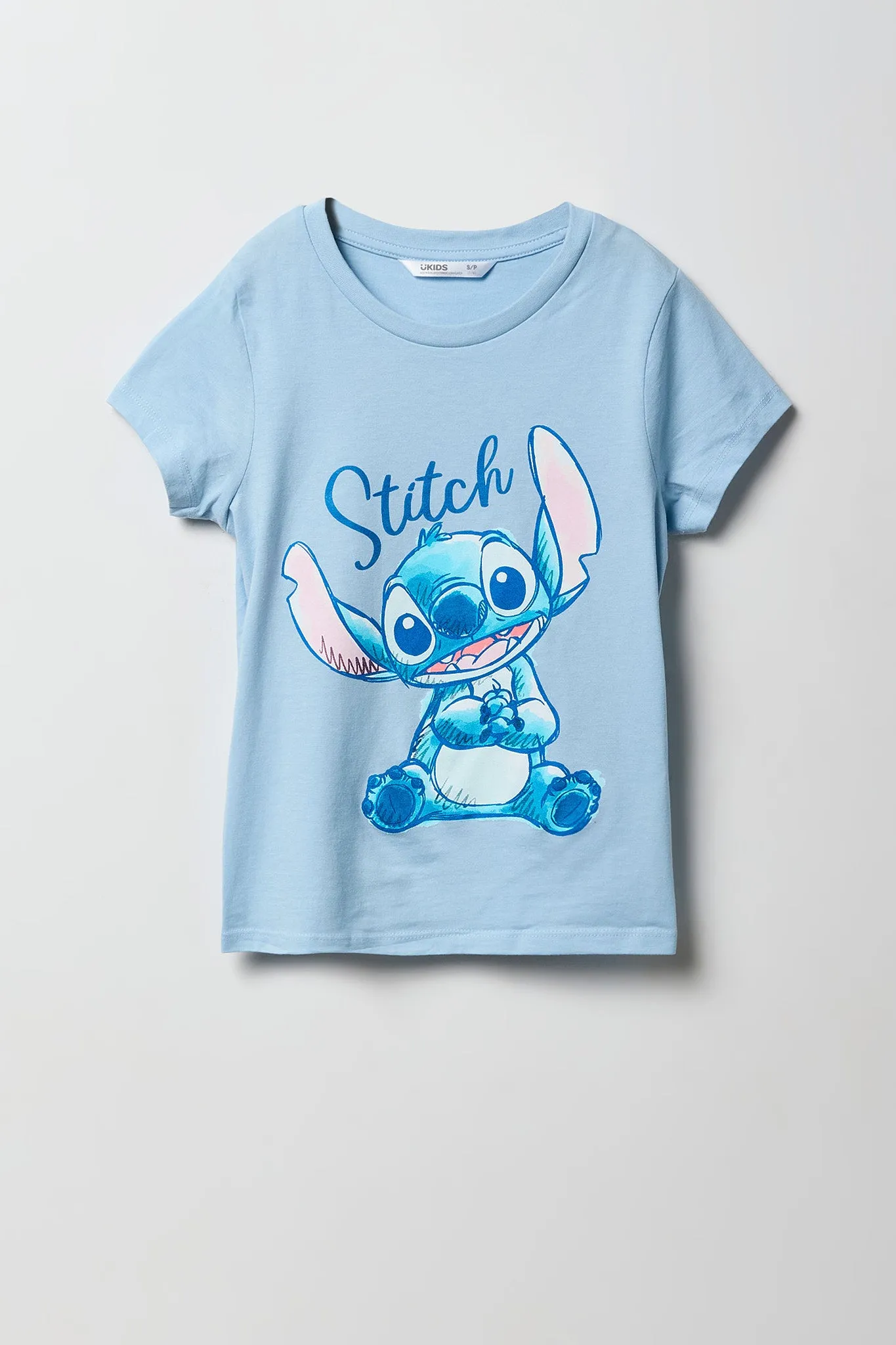 T-shirt à imprimé Stitch pour filles sold by Urban Planet