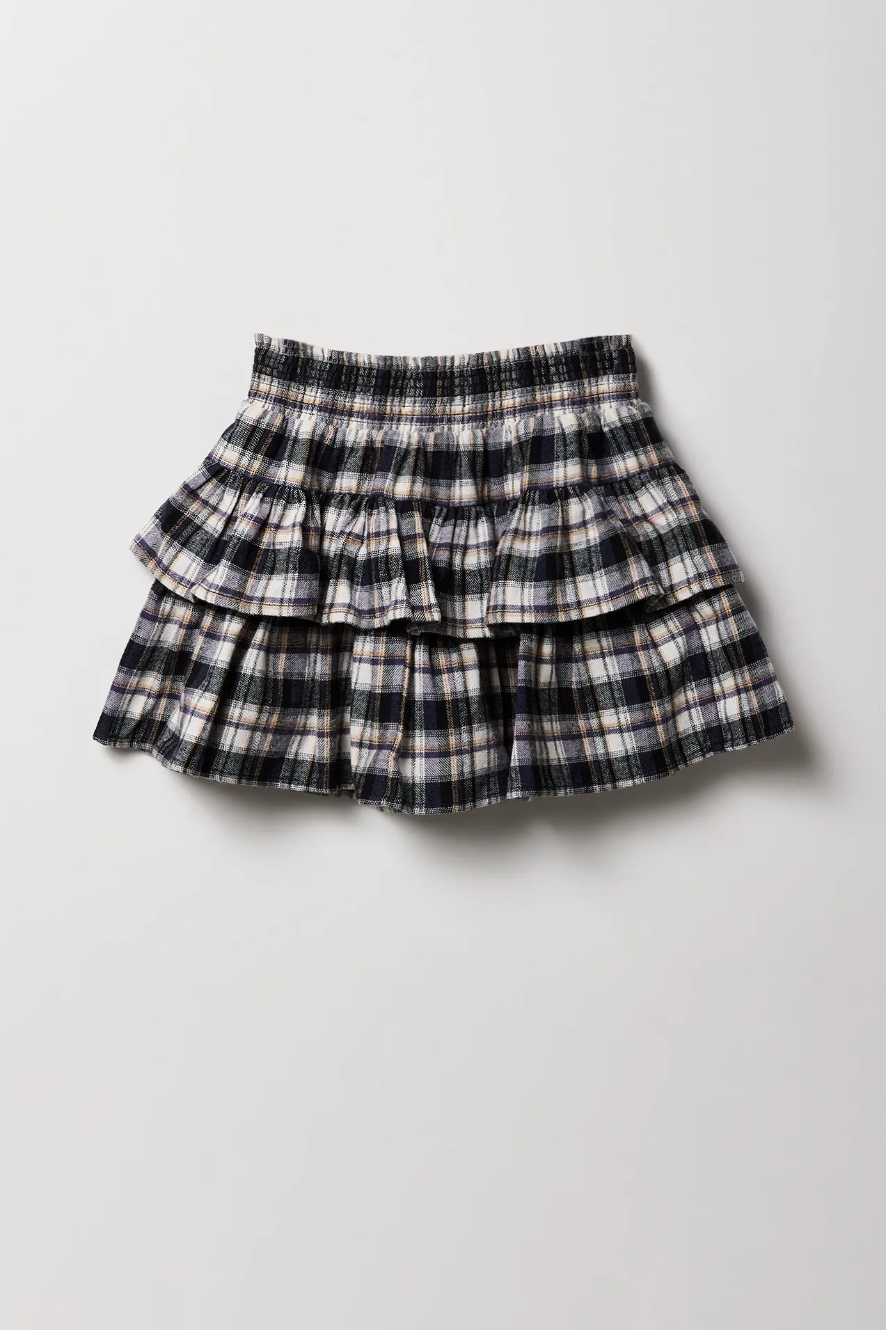 Jupe-short volantée à carreaux pour fille sold by Urban Planet product image thumbnail 2