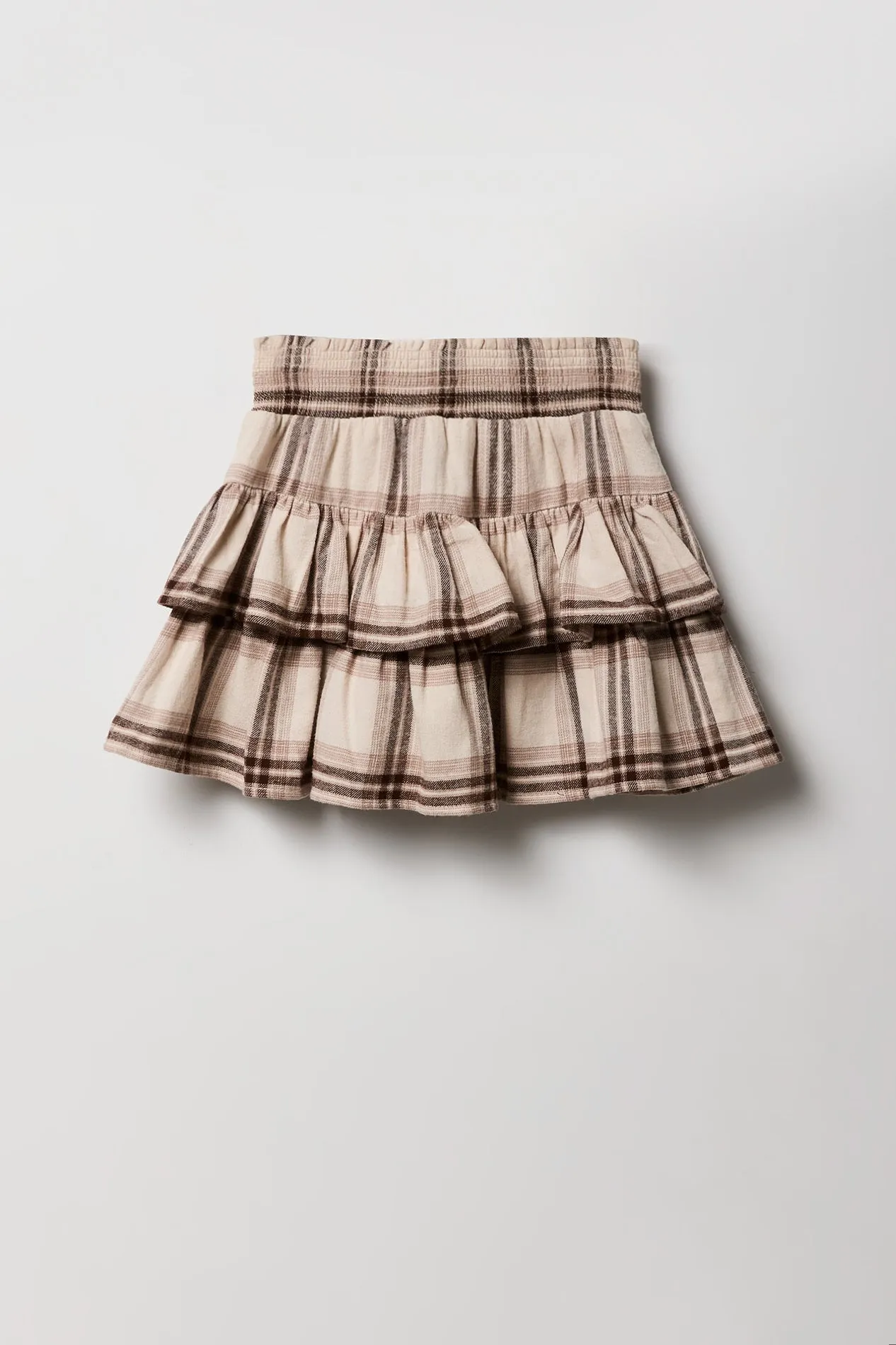 Jupe-short volantée à carreaux pour fille sold by Urban Planet product image thumbnail 4