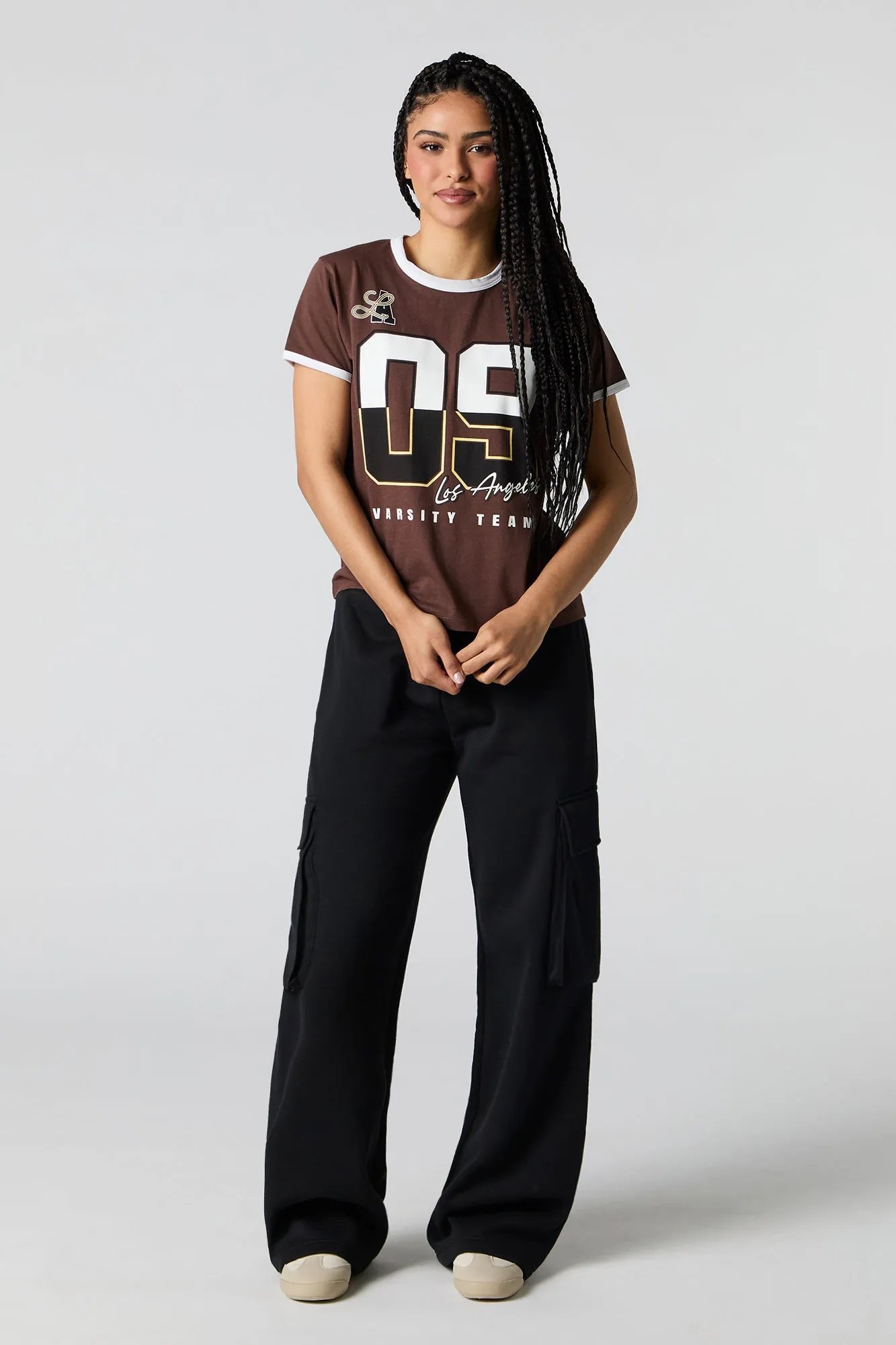 Graphic Ringer T-Shirt sold by Urban Planet product image thumbnail 3