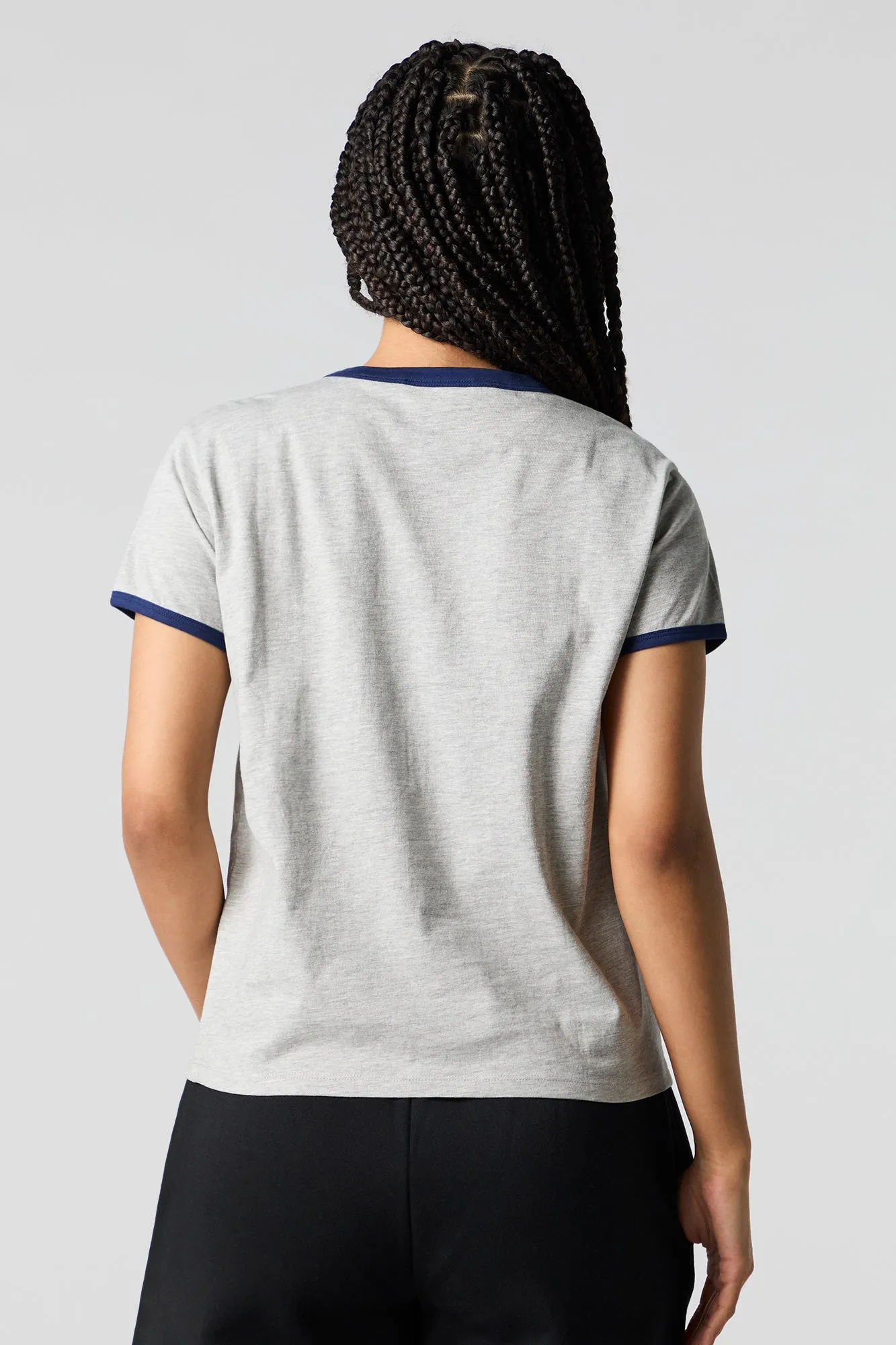 Graphic Ringer T-Shirt sold by Urban Planet product image thumbnail 5