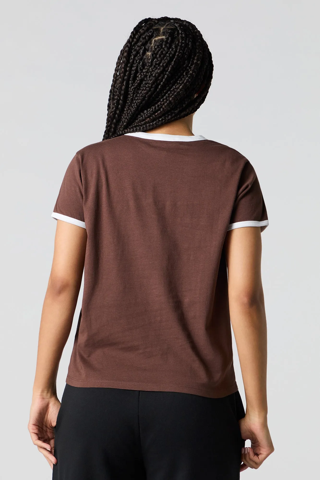 Graphic Ringer T-Shirt sold by Urban Planet product image thumbnail 2