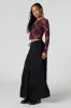 Tiered Drawstring Maxi Skirt sold by Urban Planet