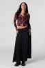 Tiered Drawstring Maxi Skirt sold by Urban Planet