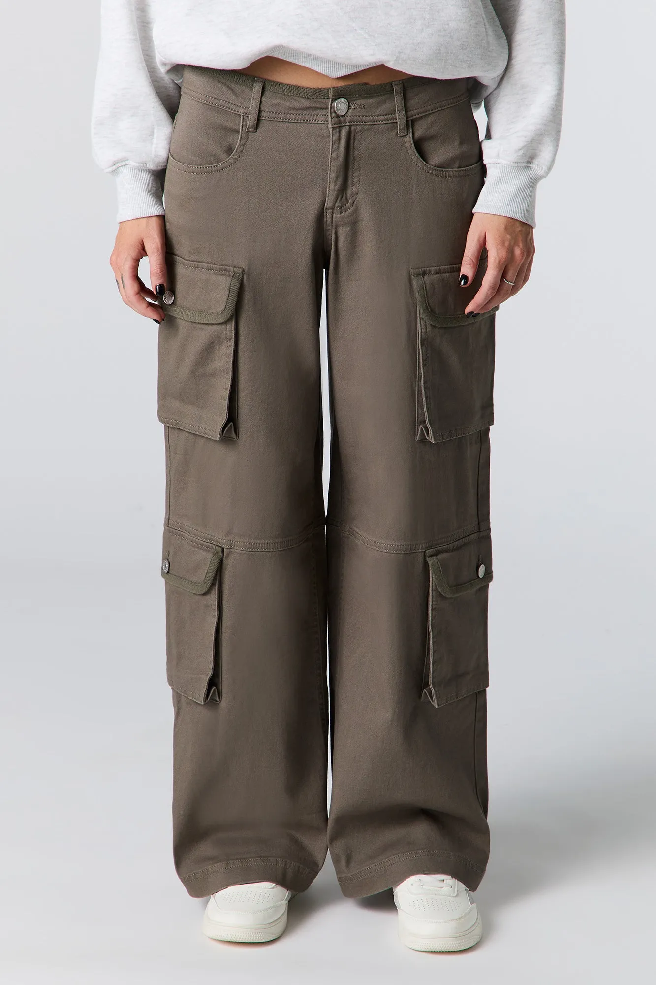 Multi Pocket Wide Leg Cargo Pant sold by Urban Planet product image thumbnail 2