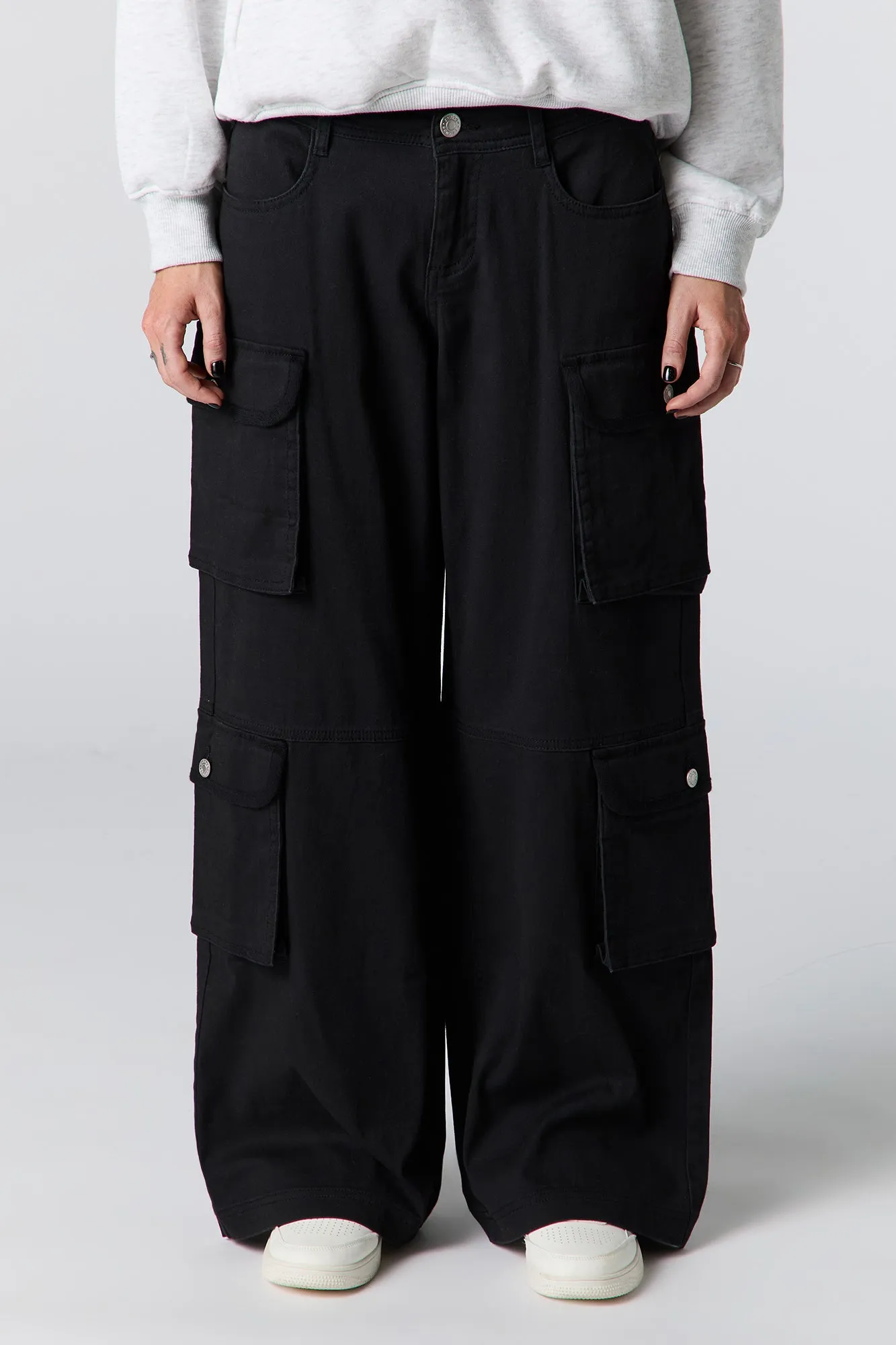 Multi Pocket Wide Leg Cargo Pant sold by Urban Planet product image thumbnail 5