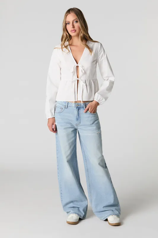Low Rise Oversized Baggy Jean sold by Urban Planet