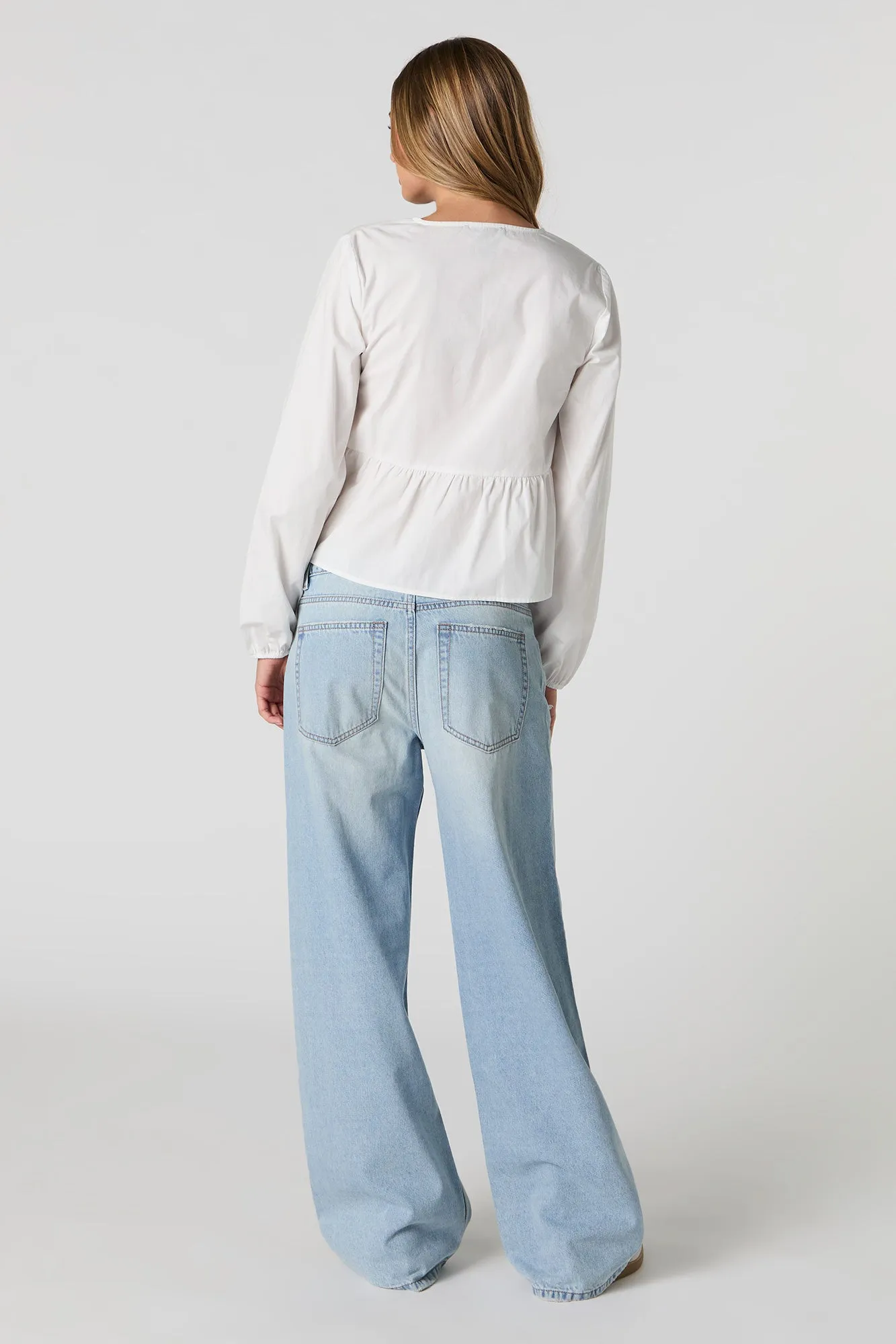 Jean baggy surdimensionné à taille basse sold by Urban Planet product image thumbnail 3