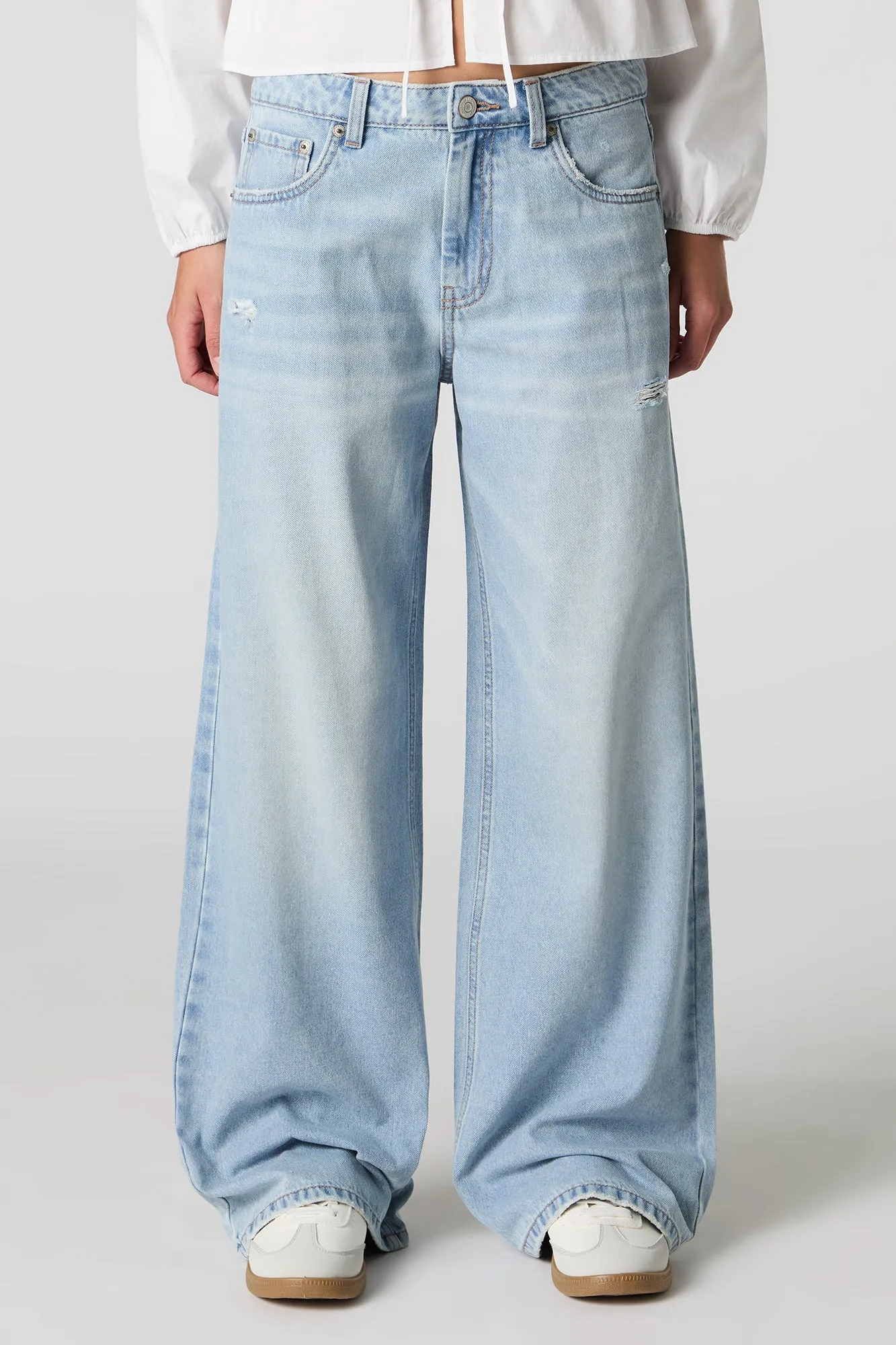 Jean baggy surdimensionné à taille basse sold by Urban Planet product image thumbnail 2