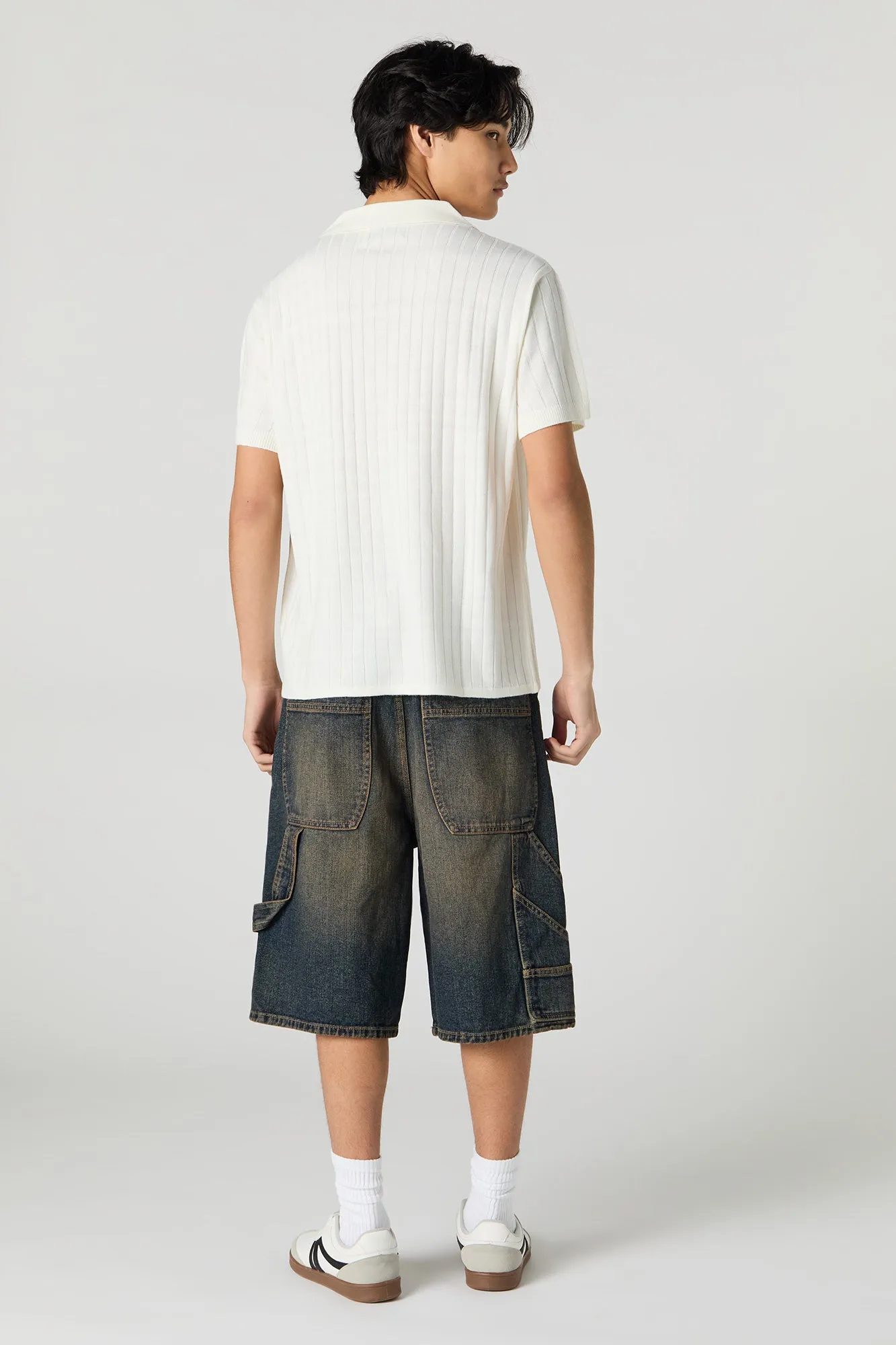 Denim Carpenter Jort sold by Urban Planet product image thumbnail 3