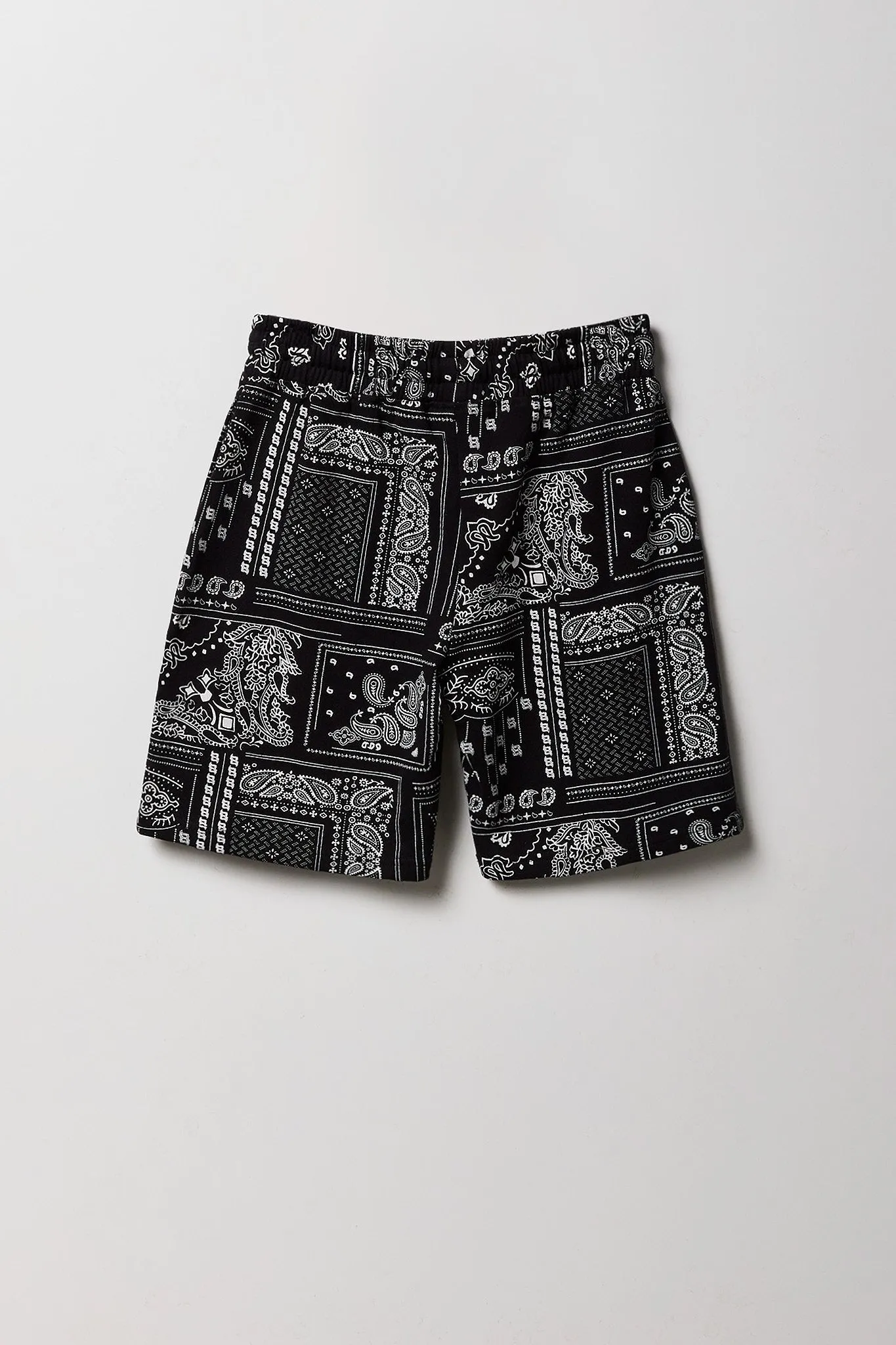 Short en molleton avec motif bandana pour garçon sold by Urban Planet product image thumbnail 2
