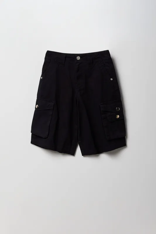 Girls Longline Cargo Short sold by Urban Planet