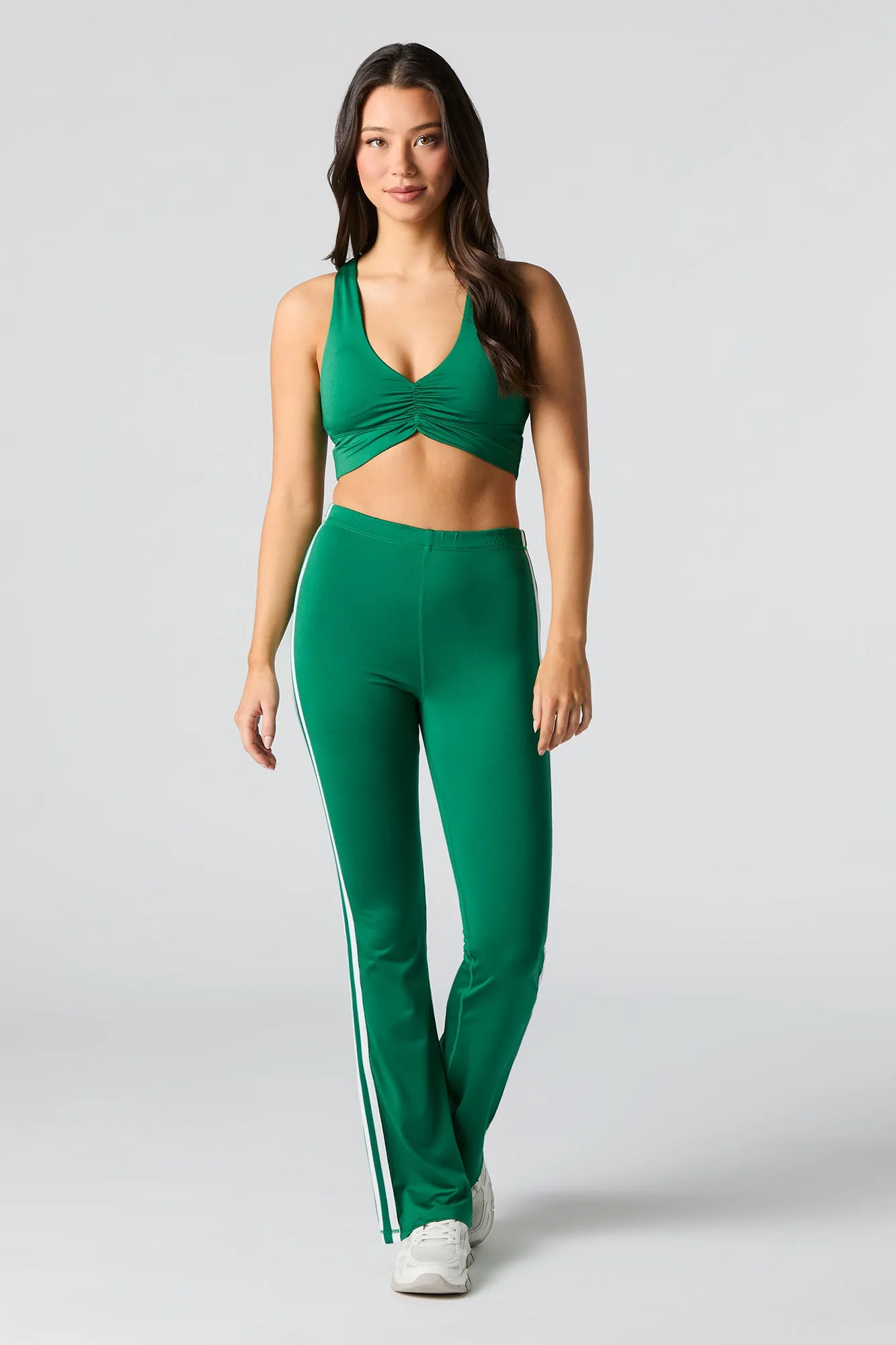 Legging Active à jambe évasée avec rayures contrastantes sold by Urban Planet product image thumbnail 4