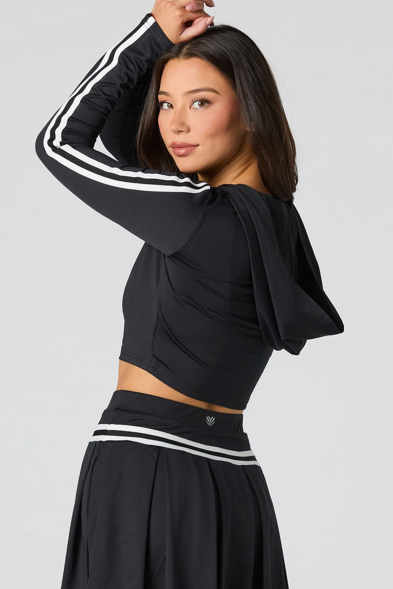 Active Contrast Striped Hoodie sold by Urban Planet product image thumbnail 5