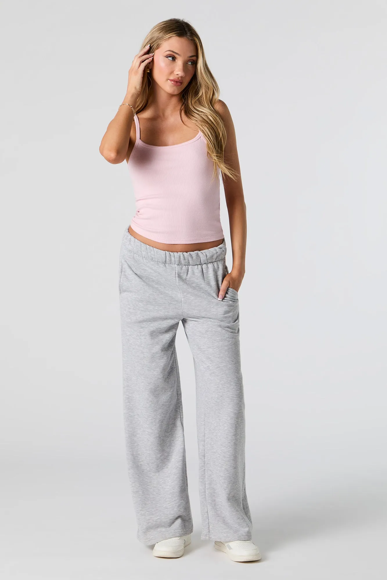 Ribbed Scoop Neck Tank sold by Urban Planet product image thumbnail 3