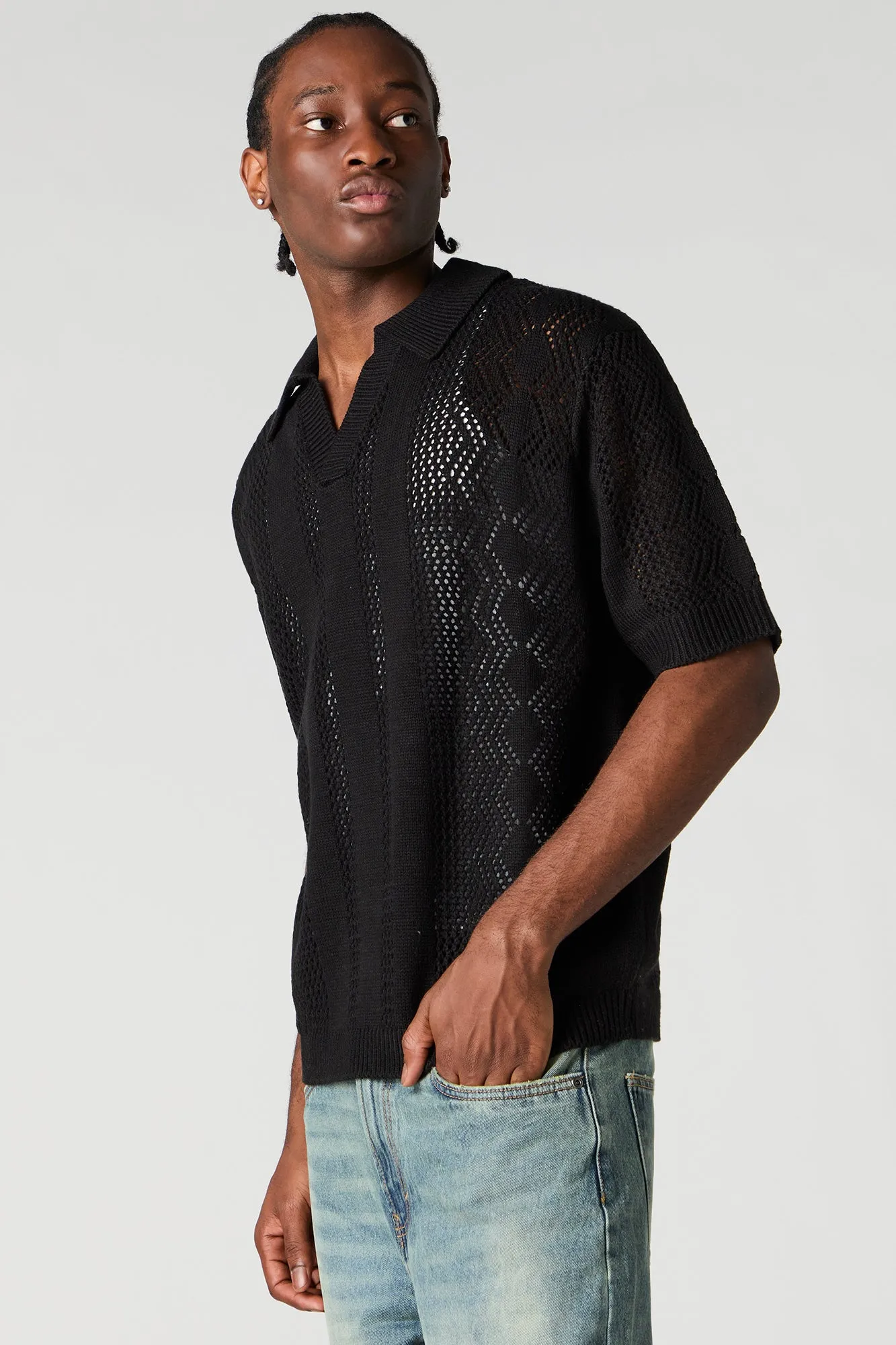 Textured Short Sleeve Top sold by Urban Planet product image thumbnail 5