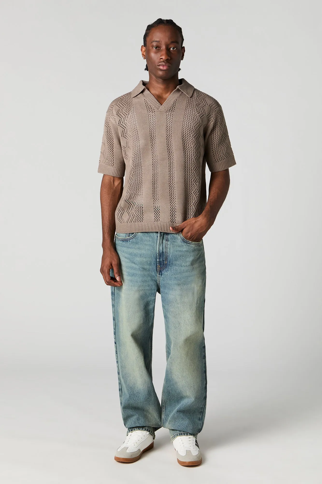 Haut texturé à manche courte sold by Urban Planet product image thumbnail 3