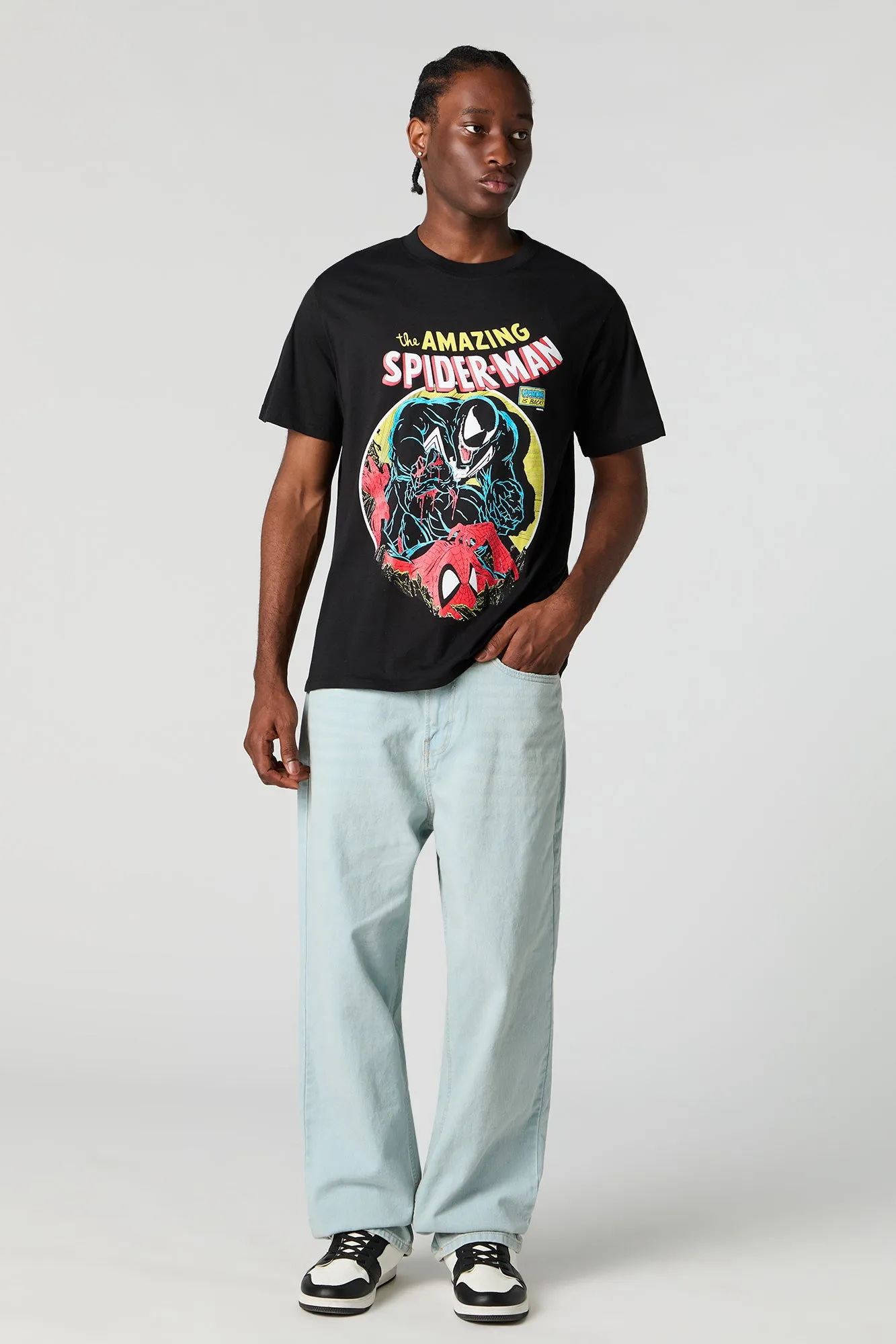 Spider-Man Graphic T-Shirt sold by Urban Planet product image thumbnail 3