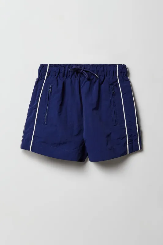 Pantalon avec passepoil et poche à glissière pour filles sold by Urban Planet