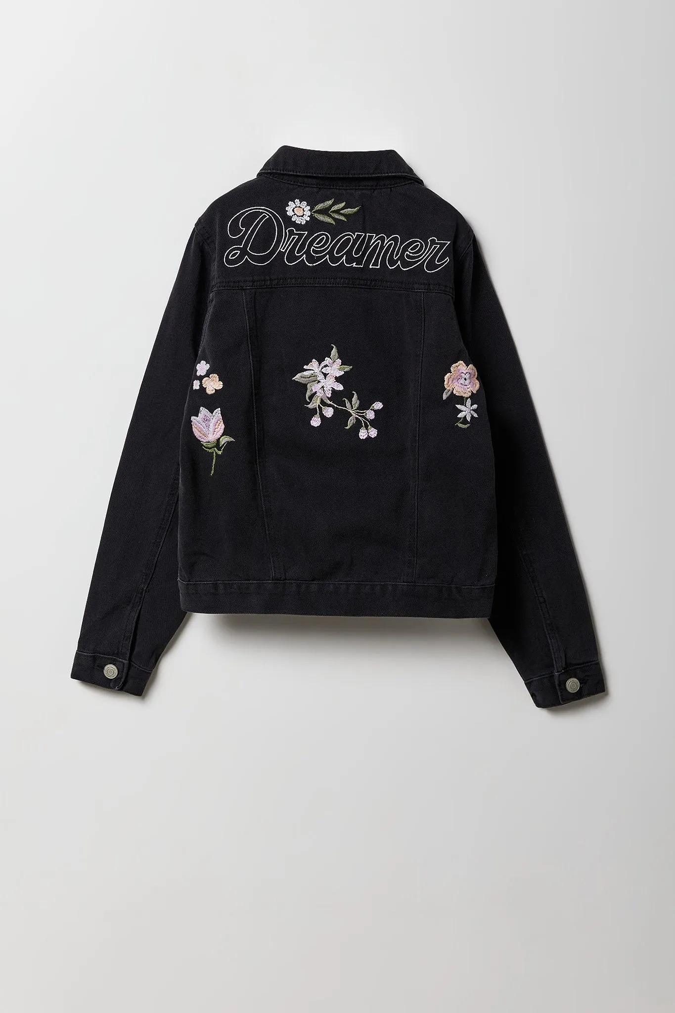 Jacket en denim à broderie Dreamer pour filles sold by Urban Planet