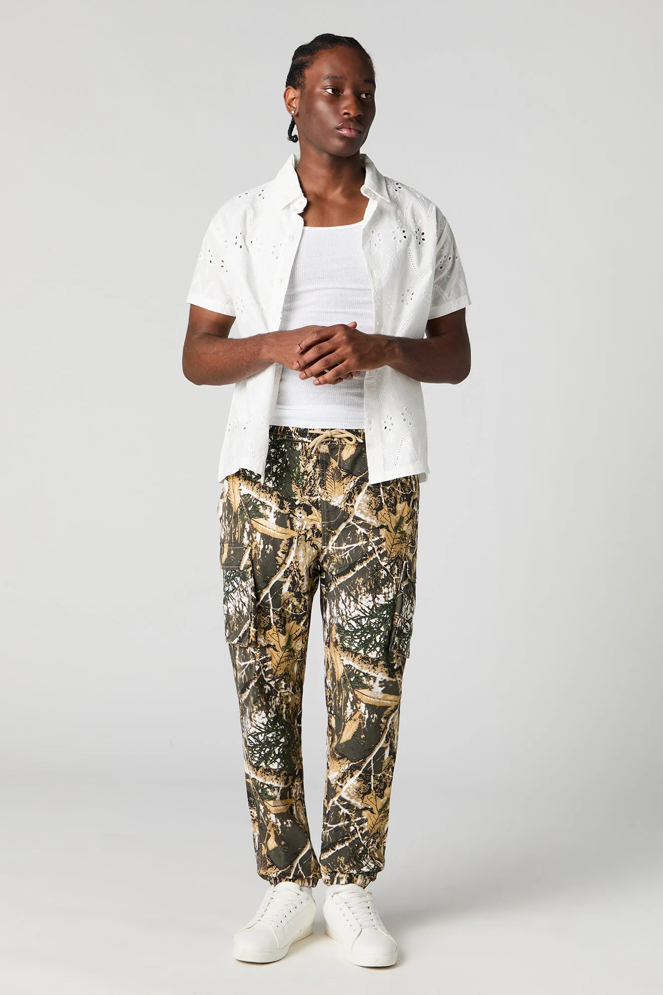 Jogger cargo à taille coulissante sold by Urban Planet product image thumbnail 2