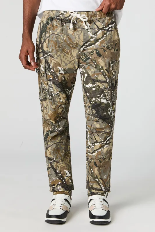 Pantalon cargo à taille coulissante sold by Urban Planet