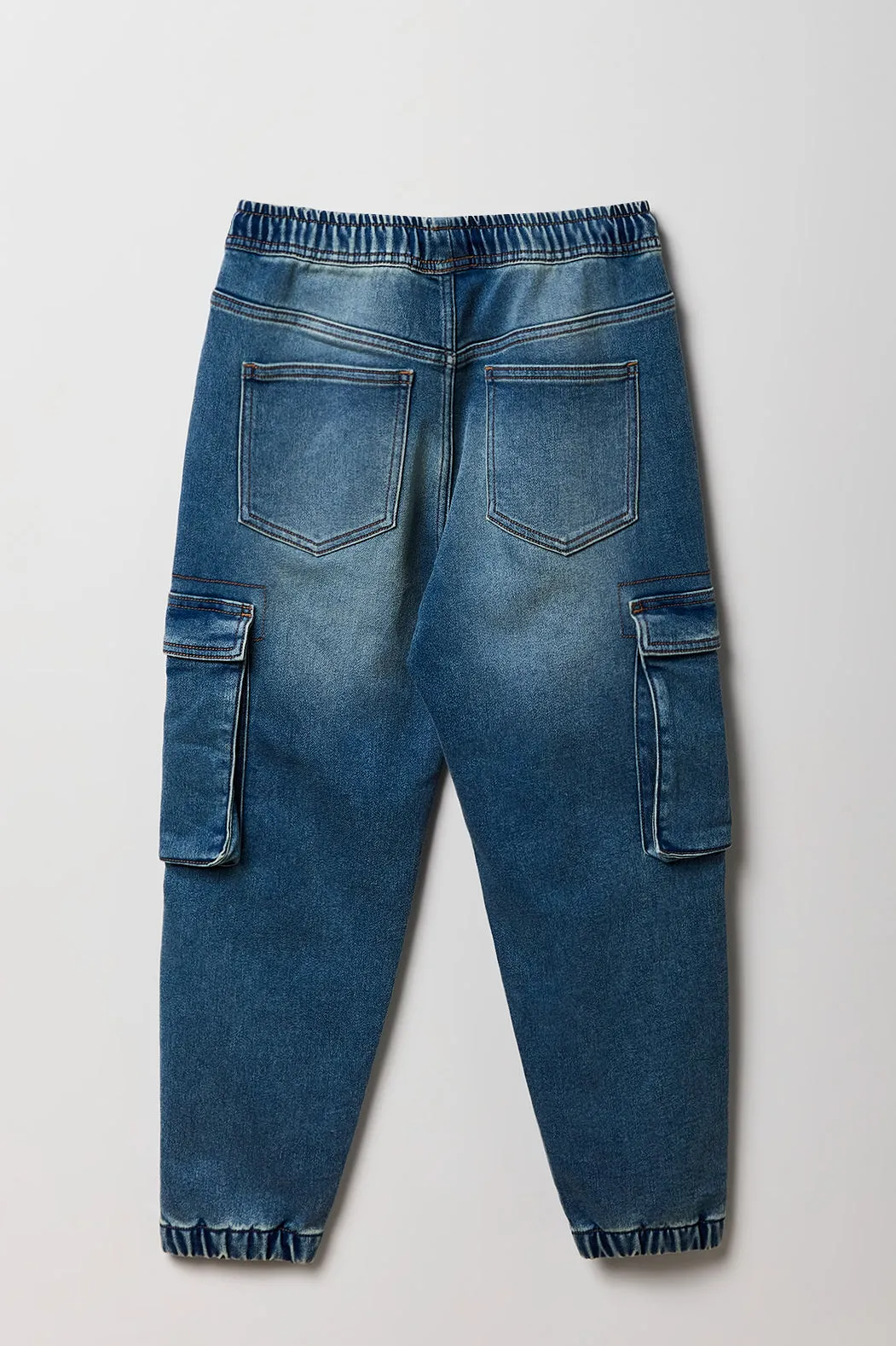Boys Denim Cargo Jogger sold by Urban Planet product image thumbnail 4