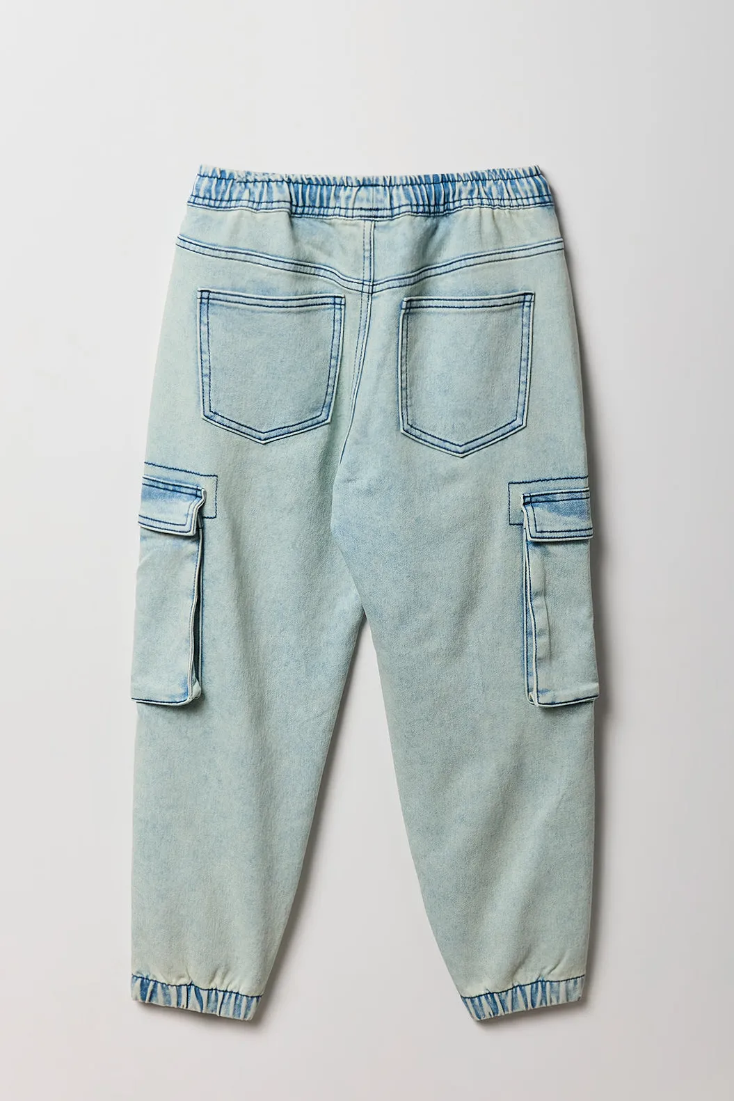 Boys Denim Cargo Jogger sold by Urban Planet product image thumbnail 2