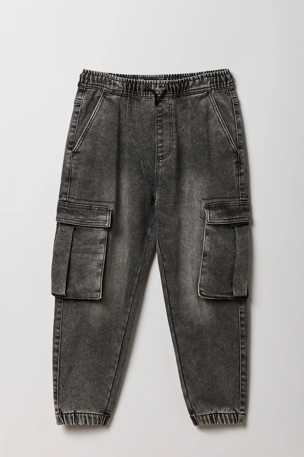 Jogger cargo en denim pour garçon sold by Urban Planet product image thumbnail 5