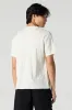 Wide Ribbed Knit T-Shirt sold by Urban Planet