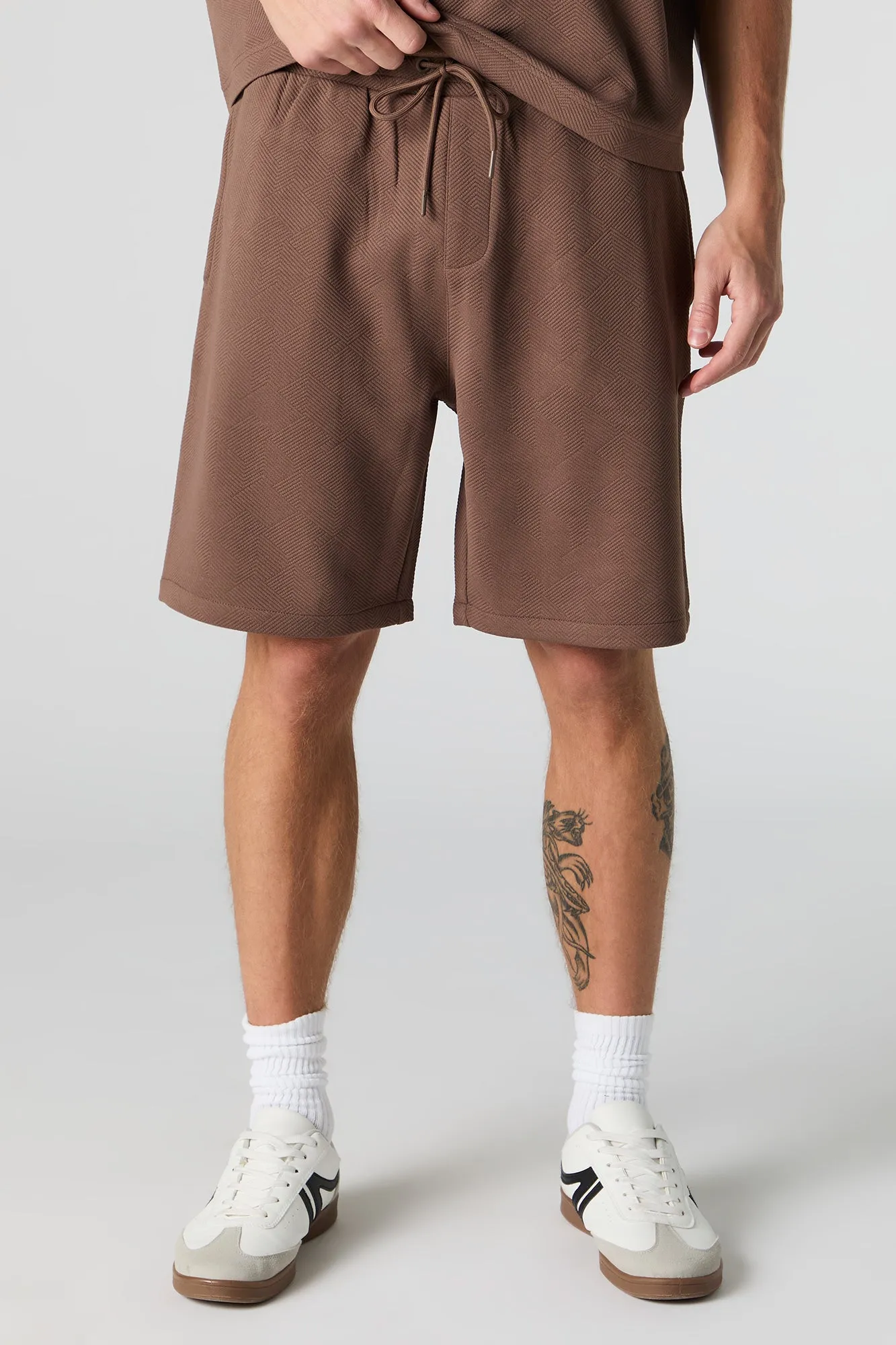 Textured Drawstring Short sold by Urban Planet