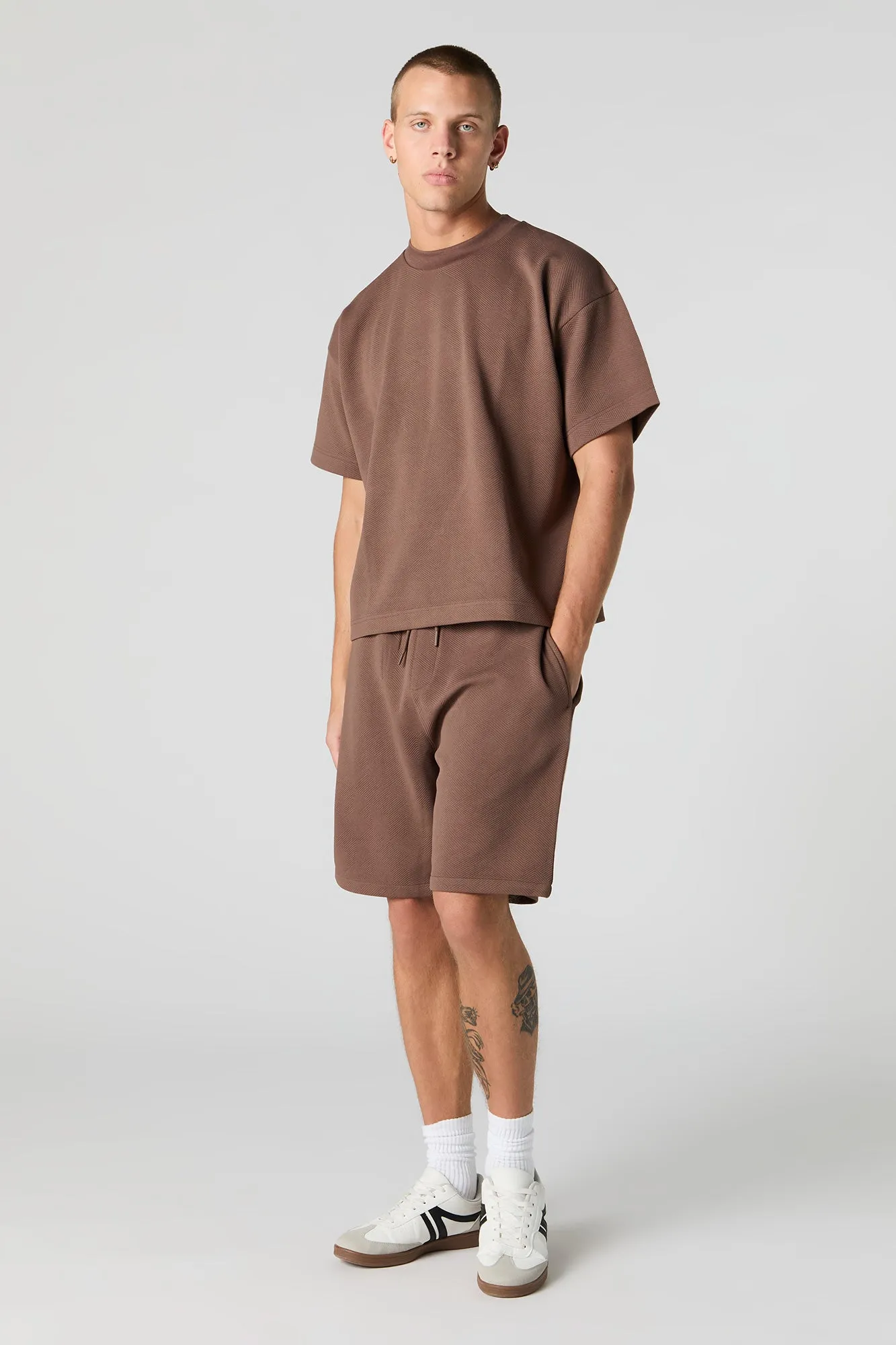 Short texturé à taille coulissante sold by Urban Planet product image thumbnail 2