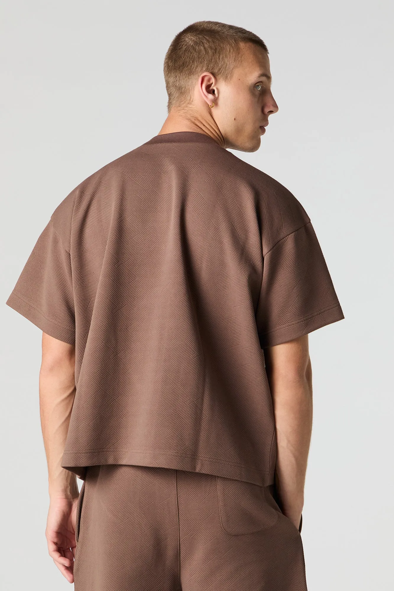 Textured Boxy T-Shirt sold by Urban Planet product image thumbnail 2