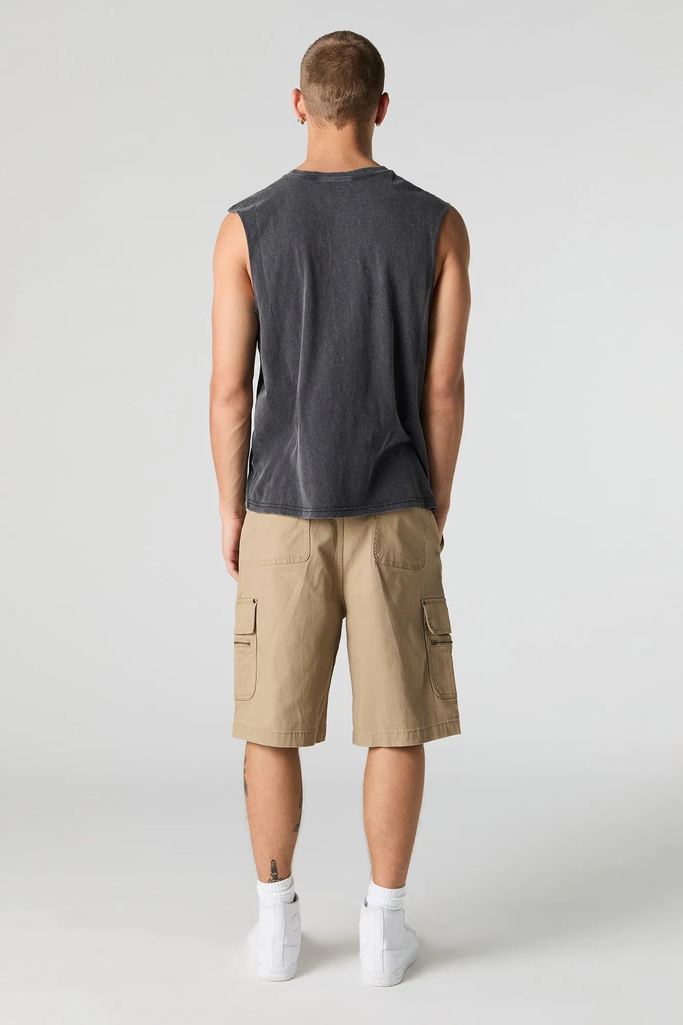 Short cargo avec poches et fermeture à glissière sold by Urban Planet product image thumbnail 3