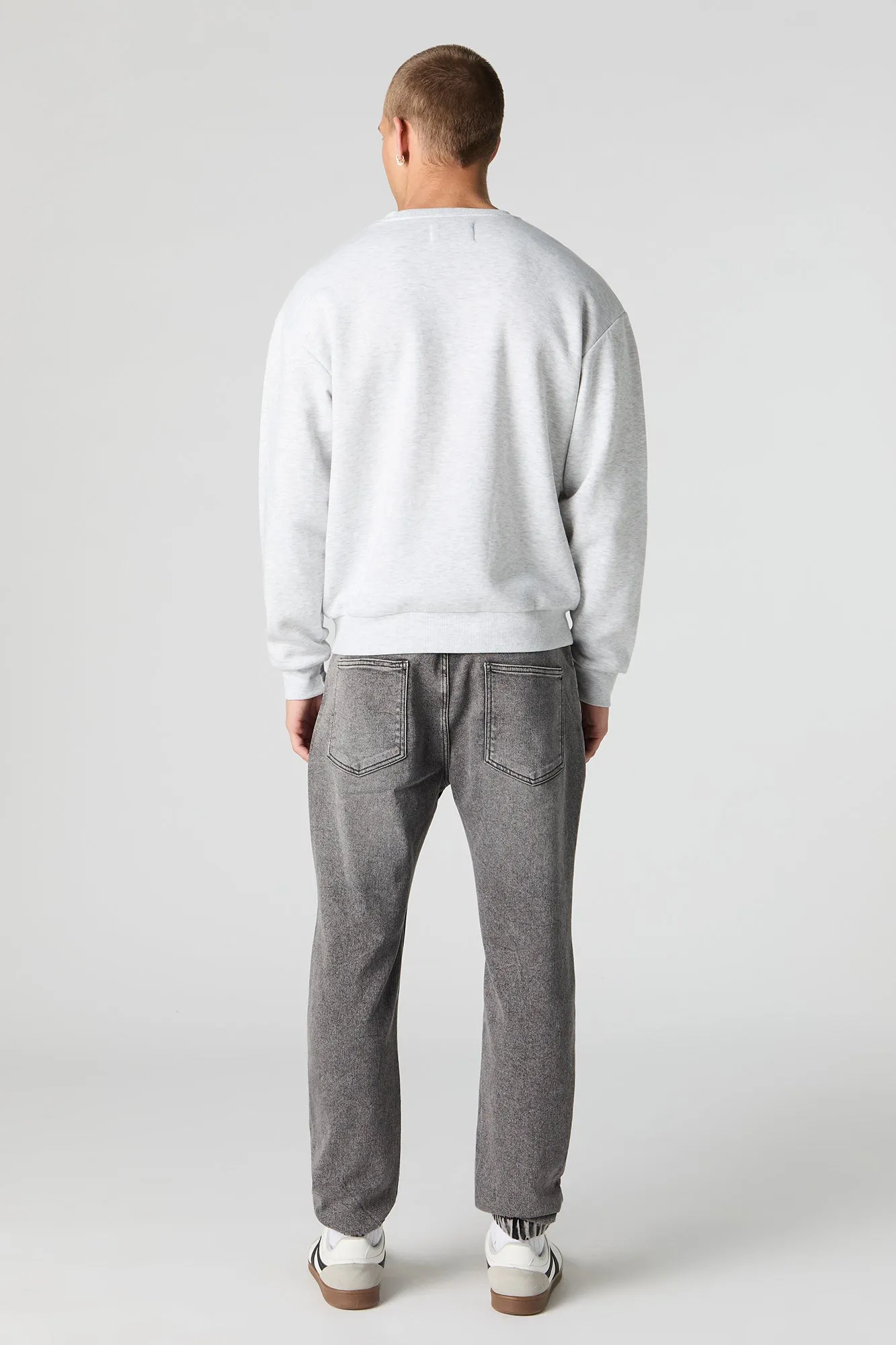 Jogger en denim à taille coulissante sold by Urban Planet product image thumbnail 3