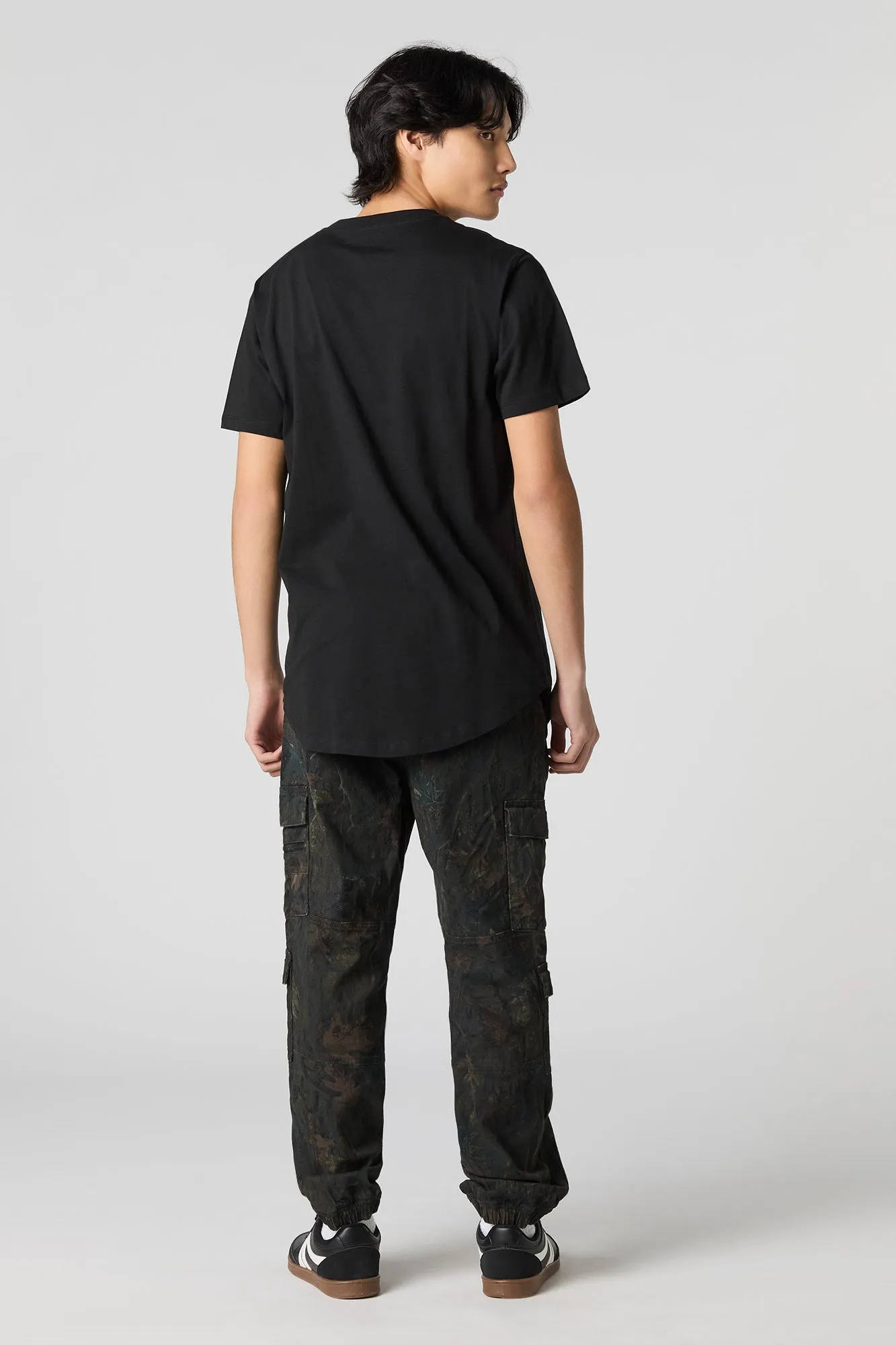 Jogger cargo avec poches multiples à fermeture à glissière sold by Urban Planet product image thumbnail 3