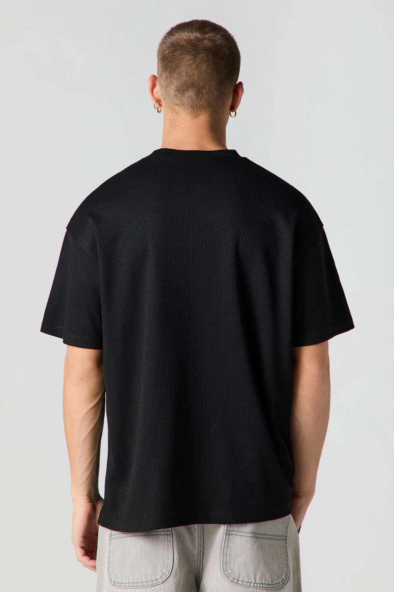 T-shirt texturé à imprimé Authentic sold by Urban Planet product image thumbnail 5