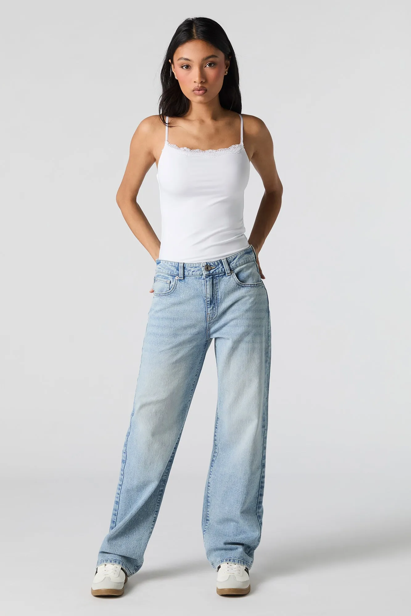 Low Rise Straight Light Jean sold by Urban Planet