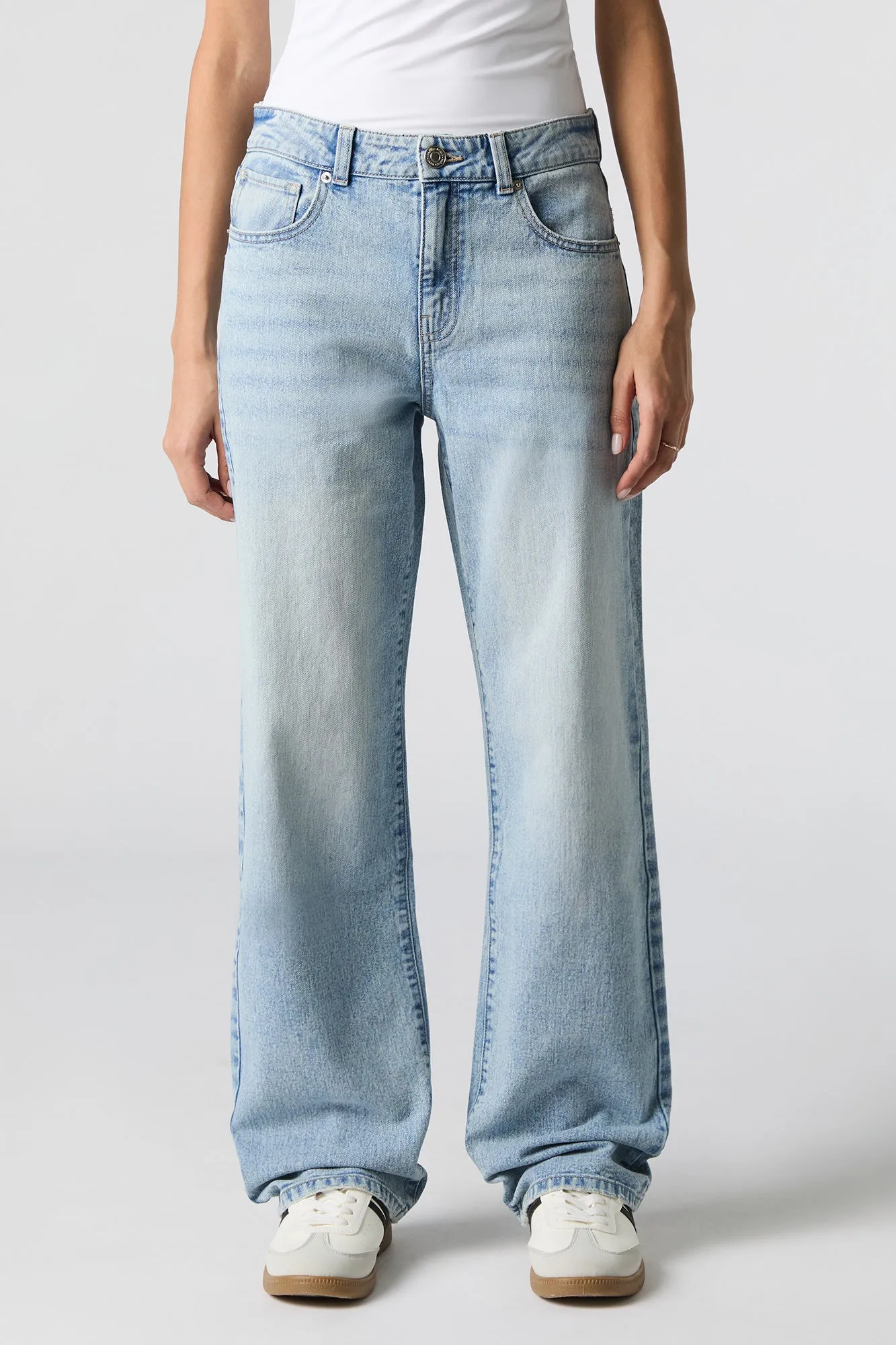 Low Rise Straight Light Jean sold by Urban Planet product image thumbnail 2