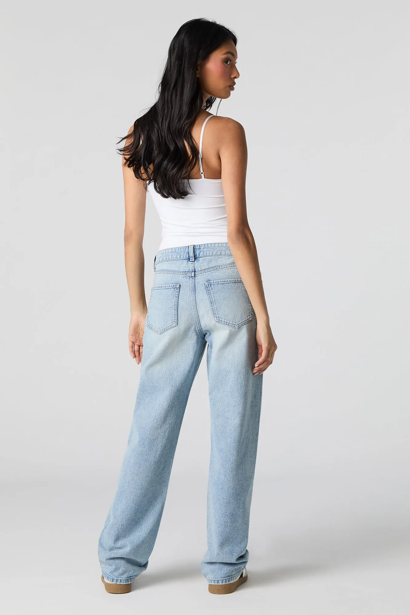 Low Rise Straight Light Jean sold by Urban Planet product image thumbnail 3