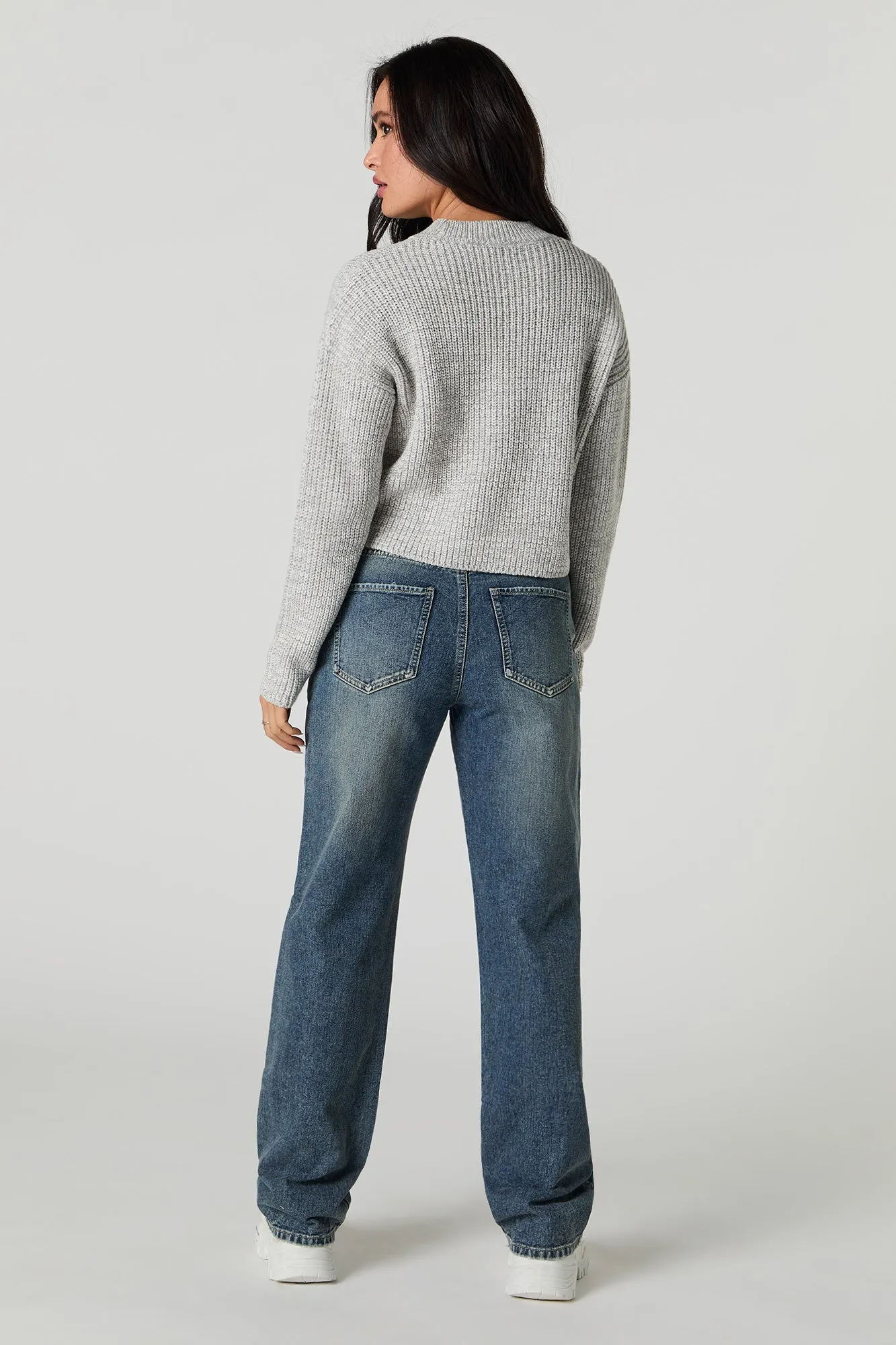 Low Rise Straight Vintage Dark Jean sold by Urban Planet product image thumbnail 3