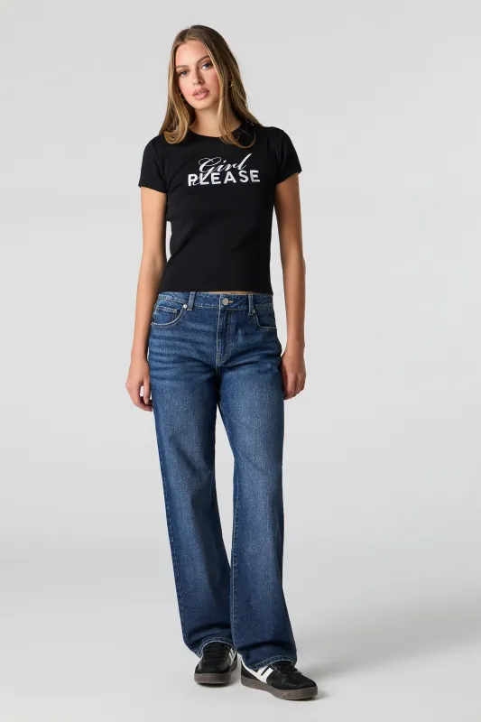 Low Rise Straight Dark Jean sold by Urban Planet