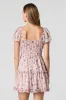 Floral Chiffon V-Neck Tiered Mini Dress sold by Urban Planet