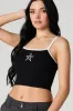 Débardeur en tricot côtelé avec motif brodé Étoile sold by Urban Planet