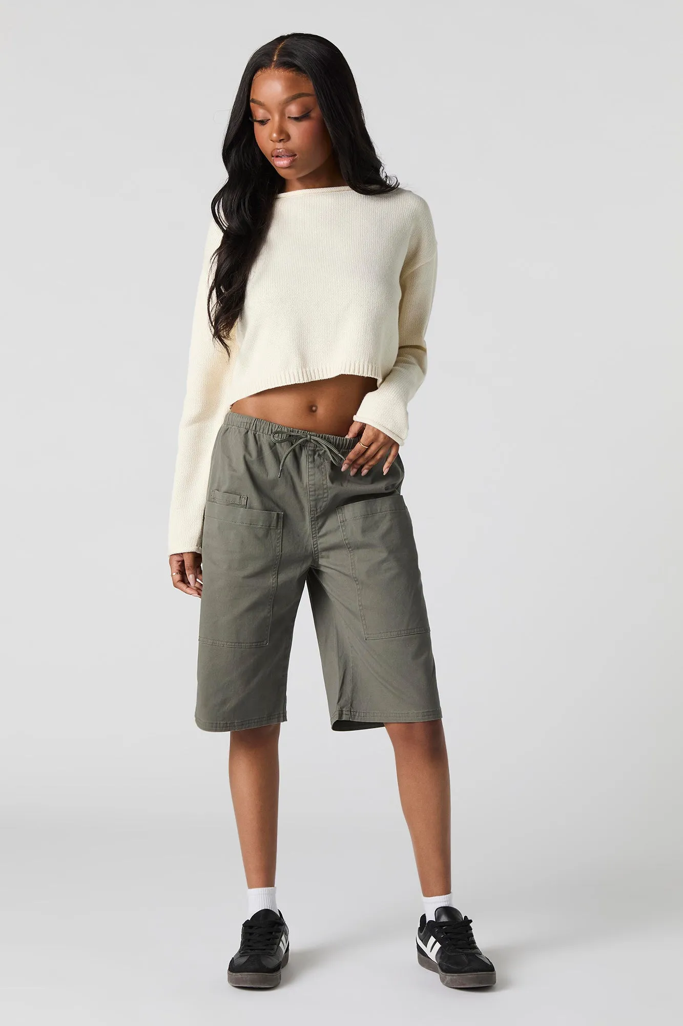 Bermuda cargo à taille coulissante sold by Urban Planet product image thumbnail 5