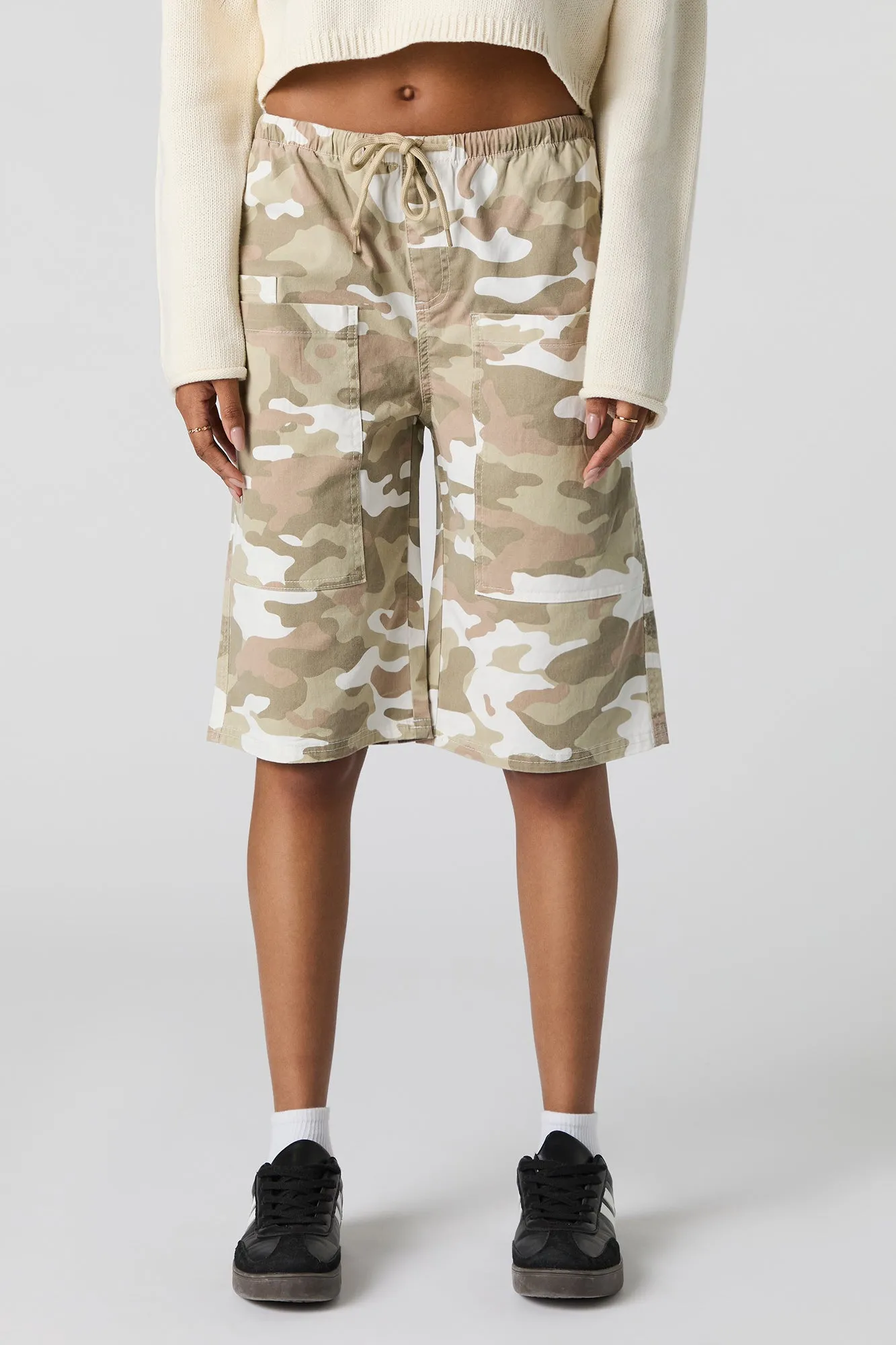 Bermuda cargo à taille coulissante sold by Urban Planet product image thumbnail 2