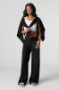Pantalon à jambe droite en mélange de lin sold by Urban Planet