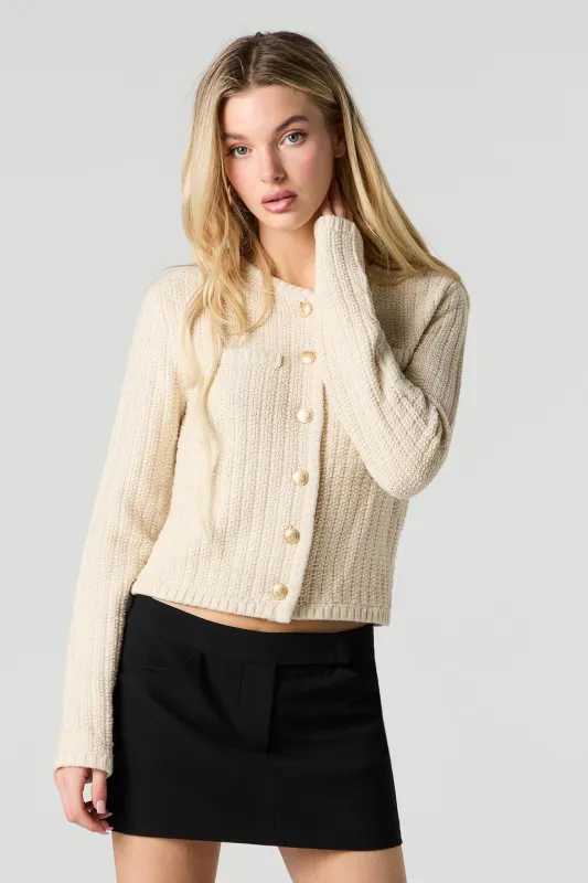 Button Front Sweater sold by Urban Planet