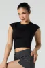 T-shirt ultracourt avec mancherons sold by Urban Planet
