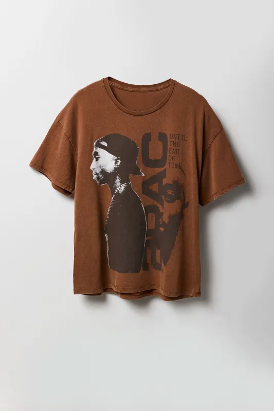 Tupac End of Time Graphic Boyfriend T-Shirt sold by Urban Planet